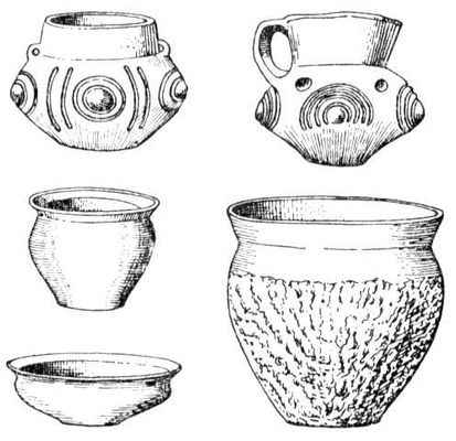 Лужицкая археологическая культура. Формы керамики